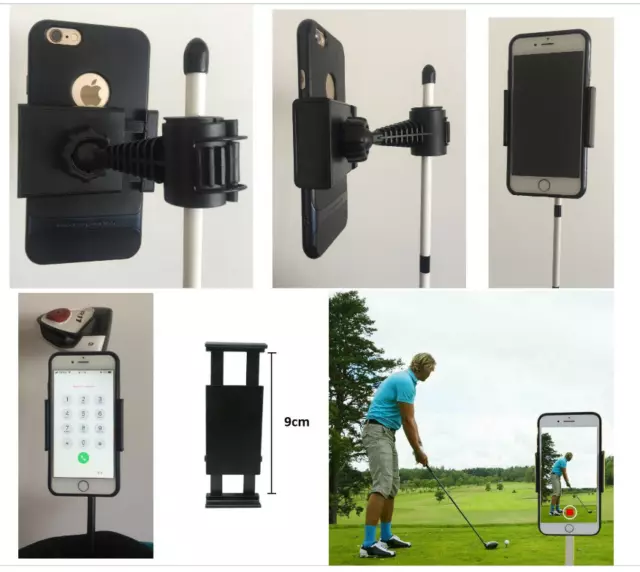 Golf Swing Holder Recorder Cell Phone Clip Holder Training Aid Trainer Practice