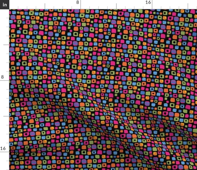 Candy Candies Funny Gaudy Sweets Spoonflower Fabric by the Yard
