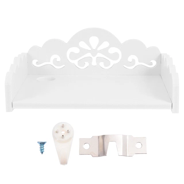 SCAFFALE SOSPESO IN Legno Scaffale A Parete Scaffale Bagno-parete - Foto 9