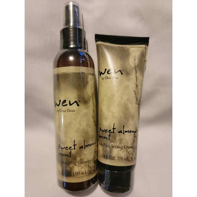 Wen by Chaz Dean 6oz Replenishing Mist & 4oz Anti Frizz Styling Creme