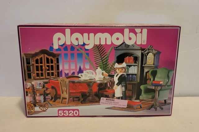 Playmobil 5320 Victorian Mansion Dining Room Library Set Not A Compete