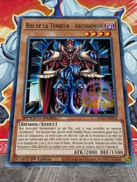 Carte YU GI OH ROI DE LA TERREUR - ARCHDEMON SGX3-FRE03 x 3