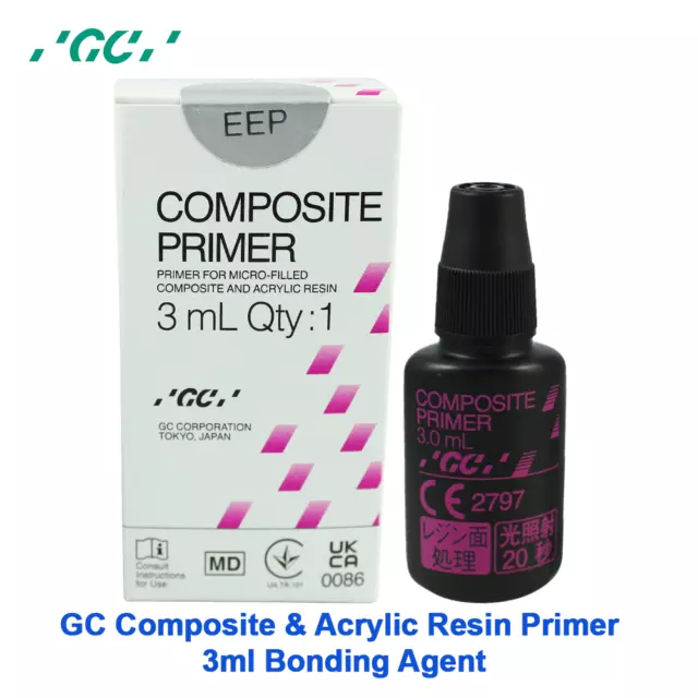 GC Composite & Acrylic Resin Primer 3ml Dental Restoration Bond Bonding Agent