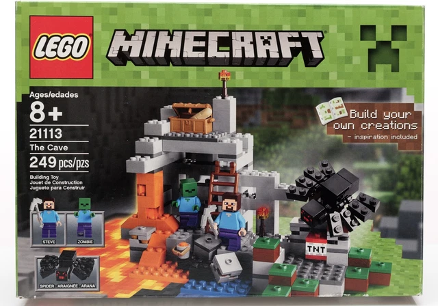 Lego minecraft top cave instructions