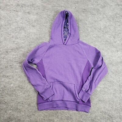 Champion C9 Sweater Junior Hoodie Extra Large XL Jacket Long Sleeve Purple Girls