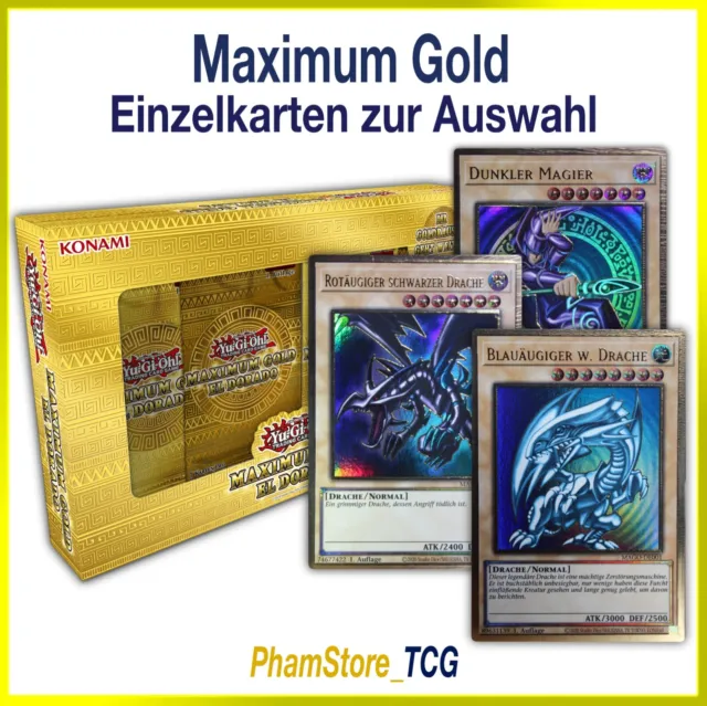 YuGiOh! Maximum Gold Einzelkarten zur Auswahl.