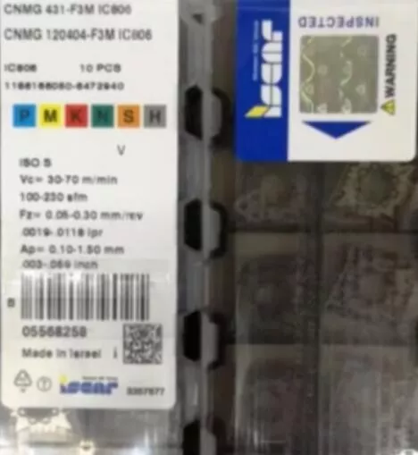 10Pcs  Original  User Tools  Cnmg 120404-F3M Ic806