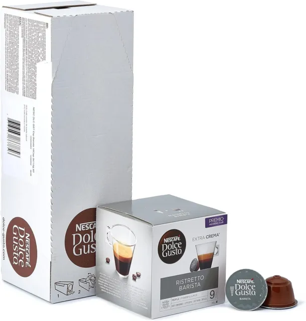 NESCAFE Dolce Gusto Ristretto Barista Coffee Pods-total of 48 Coffee Intensity 9