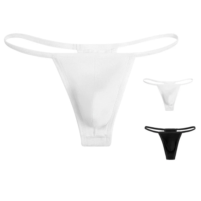 MEN'S LOW RISE G String Thong Bikini Underwear Comfortable and Sexy