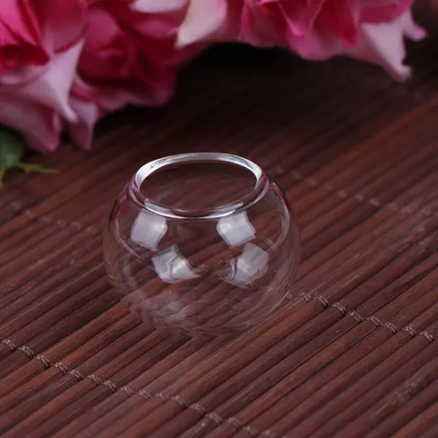 1x Dollhouse Miniature Mini Fish Tank Mini Glass Bowl Doll House Accessories-wf