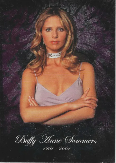 Buffy the Vampire Slayer Staffel 5 The Slayer's Geschenkkarte Tintenwerke 2001 G+