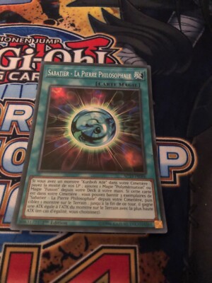 Sabatier La Pierre Philosophale DRLG-FR015 Carte Yu-Gi-Oh Super Rare neuve vf 