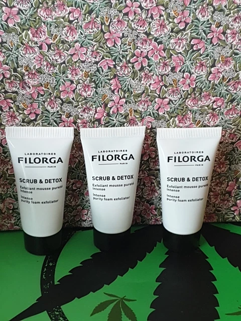 Filorga Scrub And Detox Intense Purity Foam Exfoliator 15ml x 3 ~ NEW, Unused AC
