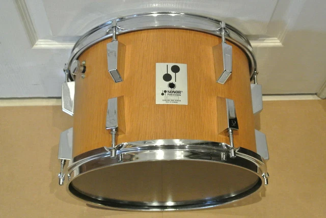 RARE 1979 SONOR-PHONIC T723 13" TOM in OAK VENEER for YOUR DRUM SET! LOT #F575 RARE 1979 SONOR-PHONIC T723 13" TOM in OAK VENEER for YOUR DRUM SET! LOT #F575