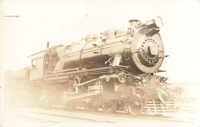 1940s RPPC Photo Post Card Steam Engine RailRoad Train RR PRR-68 rail road