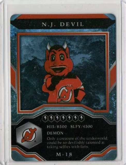 2021-22 Ud Mvp Hockey Mascots Gaming Cards 21/22 N.j. Devil Devils #M-18