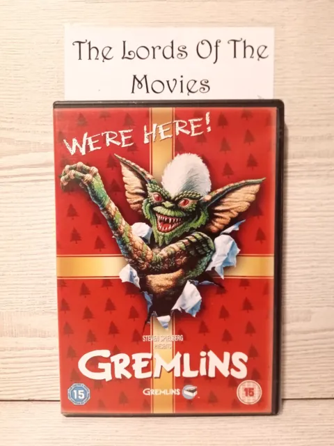 Gremlins (DVD, 1984) Steven Spielberg {Horror Comedy Fantasy} [Region 2] Cert 15