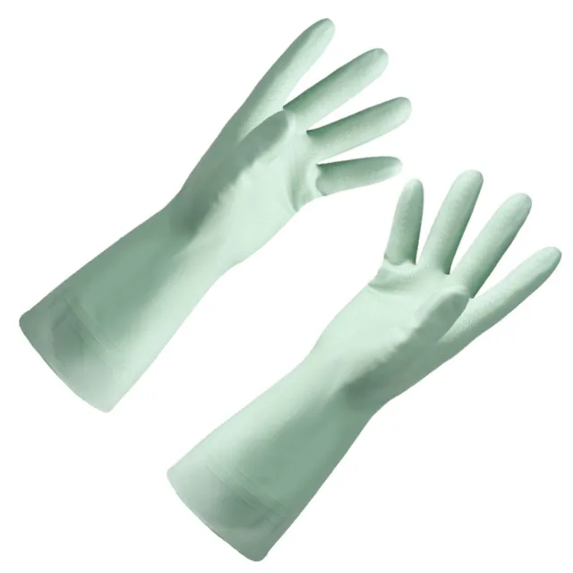 1 paio di guanti da cucina verdi impermeabili guanti casa lavaggio piatti