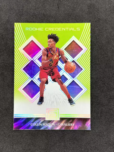 2018-19 Panini Status Collin Sexton Rookie Credentials #38 Cleveland Cavaliers