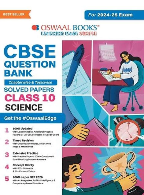 OSWAAL CBSE QUESTION Bank Class 10 Science, Chapterwise and Topicwise ...