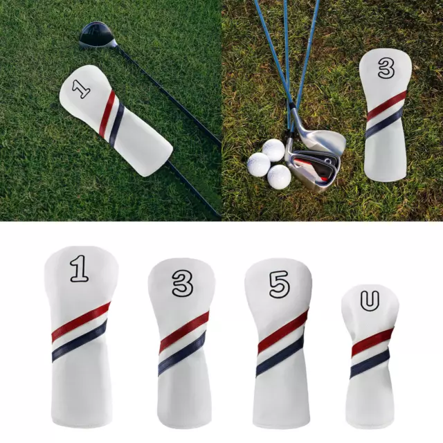 Golf Club Head Cover Golf Shaft Protector Easy on Off Golf Accessories