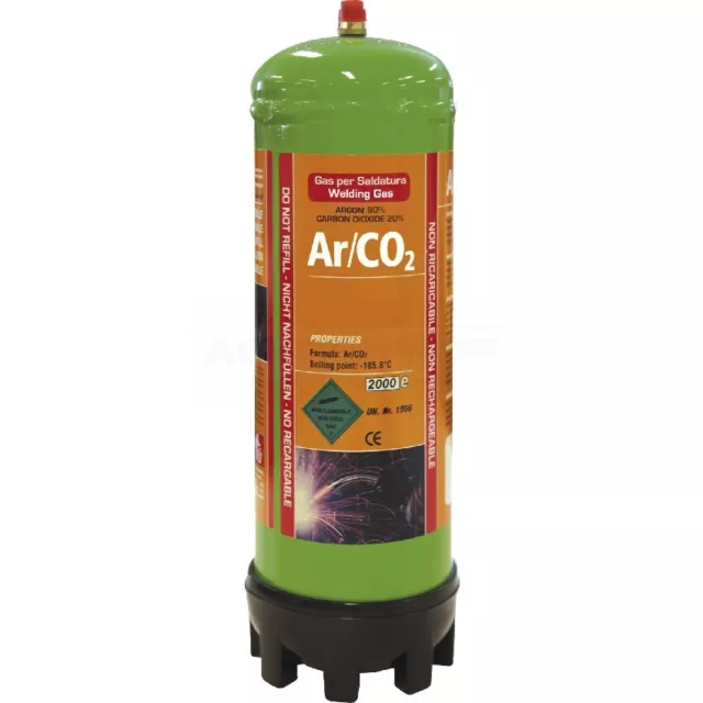 Bouteille de gaz jetable GYS - Argon/C02 - 1,8 L - 043664