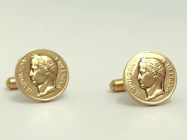 Boutons De Manchette Vintage Mystère IV - Bijou Murat Années 1960 - Occasion
