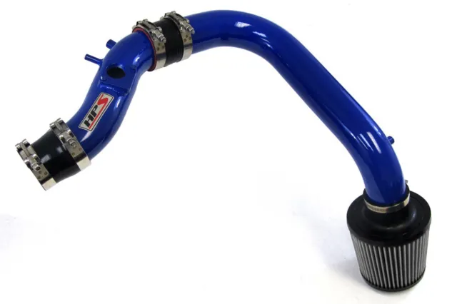 HPS Blue Cold Air Intake Kit Converts to Shortram for 03-04 Pontiac Vibe 1.8L
