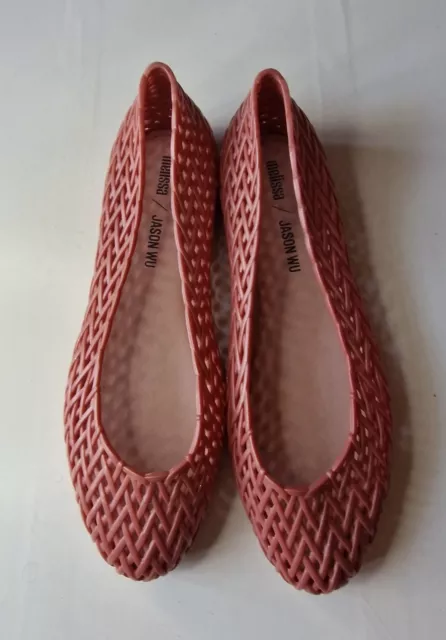MELISSA/JASON WU Flats Shoes Uk Size 5 Eu 38 Pink