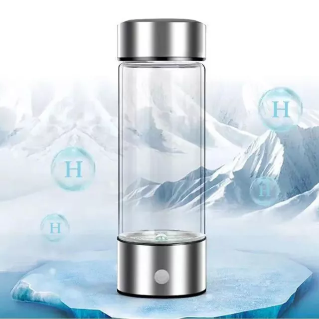 420ML Electric Hydrogen Water Bottle Large Capacity Leakproof for Daily Drinking