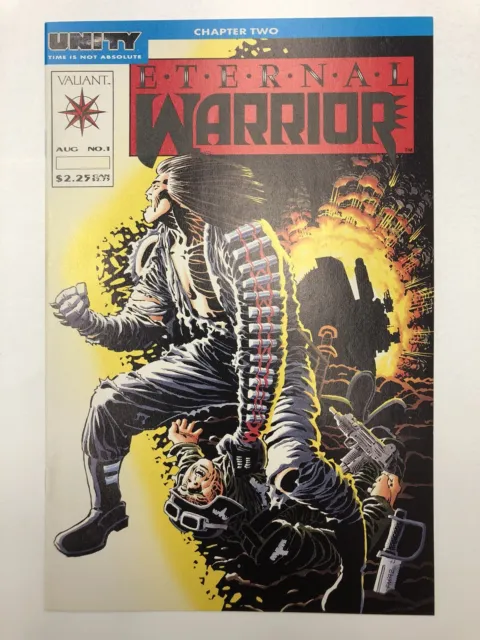 Eternal Warrior #1 NM/MT UNITY Crossover Frank Miller Cover 1992 VALIANT COMICS