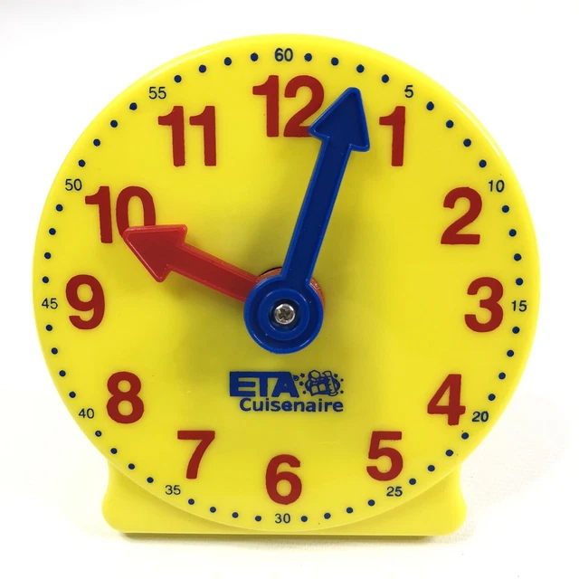 HAND2MIND LEARNING CLOCK Non Geared 4 Inch Clock $7.83 - PicClick