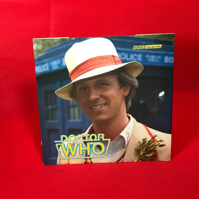 DR WHO Theme From The BBC TV Series 1981 UK 7" vinyl single Peter Davison