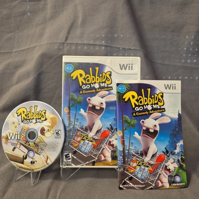 Netindo Rabbid RABBIDS GO HOME (Nintendo Wii, 2009) CIB Pre-owned £17.94 - PicClick UK