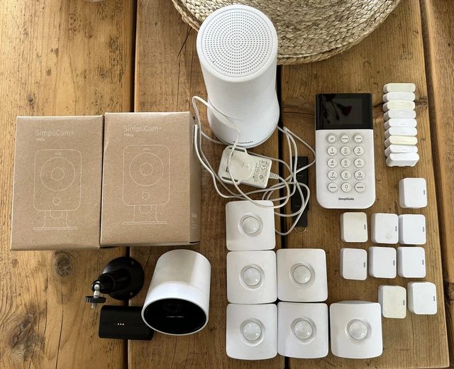 Paquete de sistema de alarma inalámbrico SimpliSafe y cámara