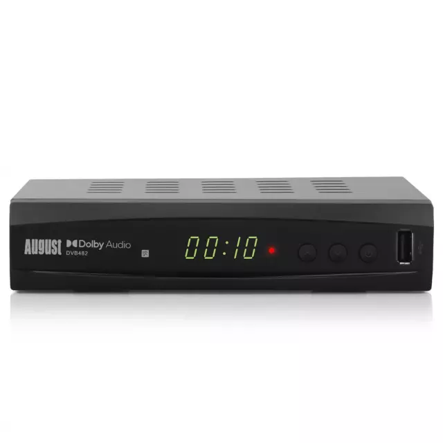 Freeview Box Set-Top Full HD Receiver Recorder 1080P HDMI PVR - August DVB482