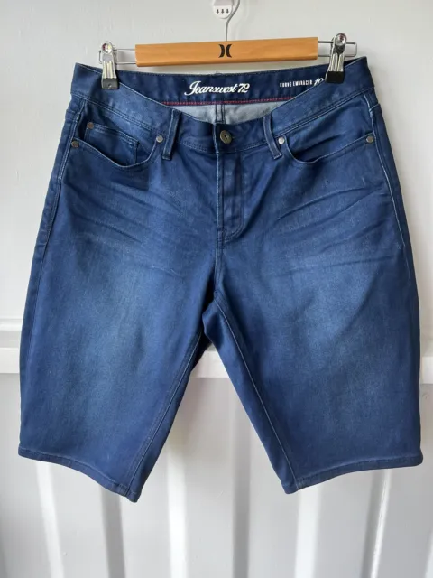 "Jeanswest"Size"10"Womens Denim*Curve Embracer*Knee Length Shorts*