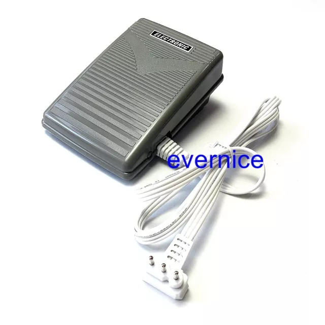 Foot Control Pedal 3 Prong Cord For Husqvarna Viking Tribute 140M, Tribute 145M