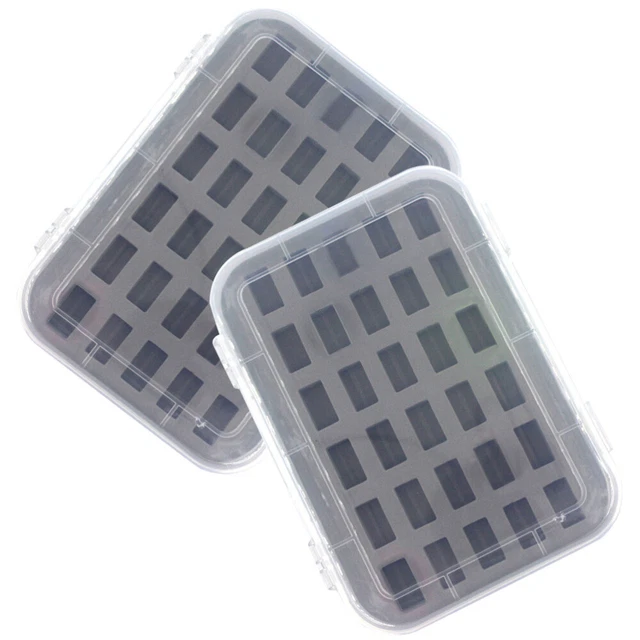 2 piezas caja de bobinas de costura depósito de plástico frijoles case spuber case ropa bordada con