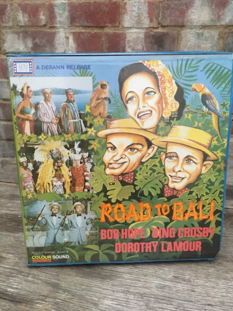 Road To Bali-Super 8mm Sound/Colour Film Bob Hope Bing Crosby Derann DFS Lamour