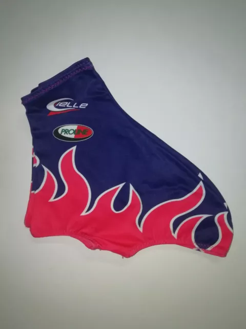 Copriscarpe Ciclismo PRO' line Flame Purple Cycling Covershoes Overshoes 39/45