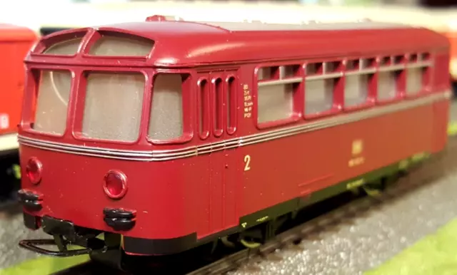 153  Märklin 4018 Schienenbus Beiwagen sehr gut VB142 für VT 95 DB 800 mit OVP