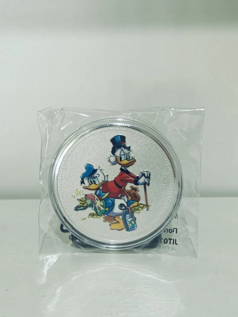 DISNEY COIN PAPERINO E Zio Paperone Panini Limited Esclusiva Disney ...
