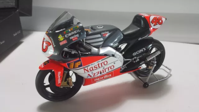 Valentino Rossi. Aprilia 250cc. GP Assen 1998. Minichamps 1/12