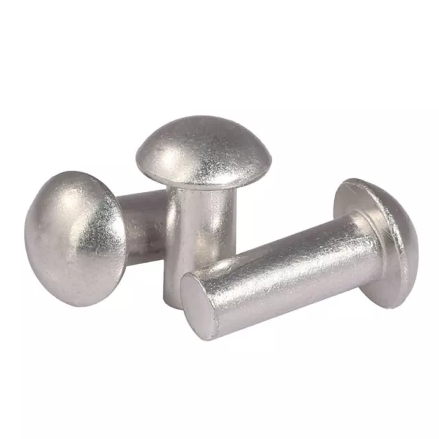 M3-M6 Aluminum Solid Round Head Rivets Fasteners Bolts For Electronic Machinery