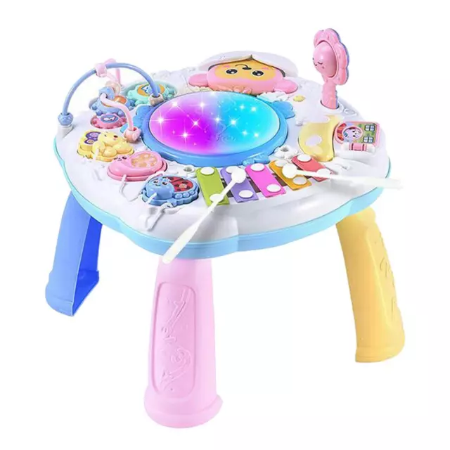 Musical Educational Learning Activity Table Center Toy for Infants Kids