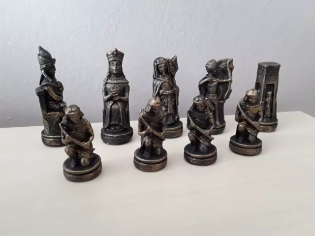 Small Egyptian Chess set latex moulds