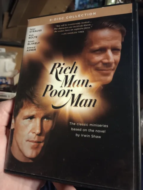Rich Man, Poor Man: The Complete Collection (2010, 9-DVD Set) EXCELLENT DISCS!