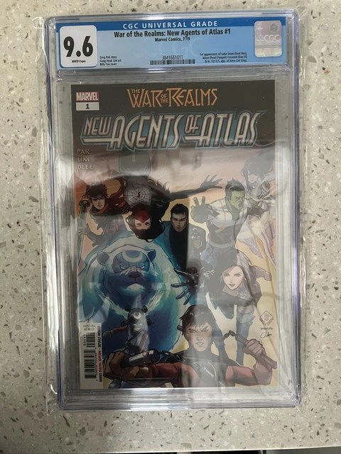 War Ofthe Realms New Agents Of Atlas #1 Cgc 9.6 1St Appearance Luna Perfect Case