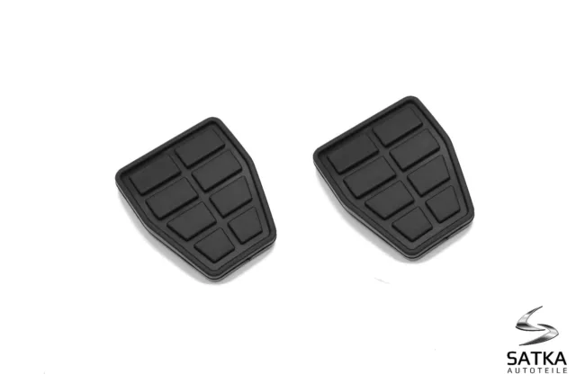 2x Pedalgummi für VW Audi Seat Bremspedal Kupplungspedal Abdeckung 6X0721173A